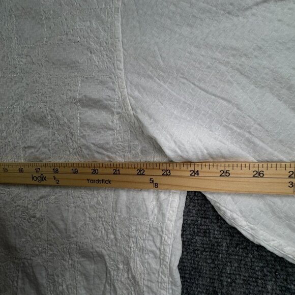 Robert Graham Long Sleeve Button Up Shirt Men Size 2XL White Textured Modal Poly - Picture 6 of 16